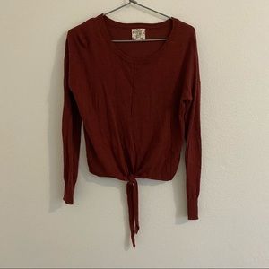 maroon long sleeve